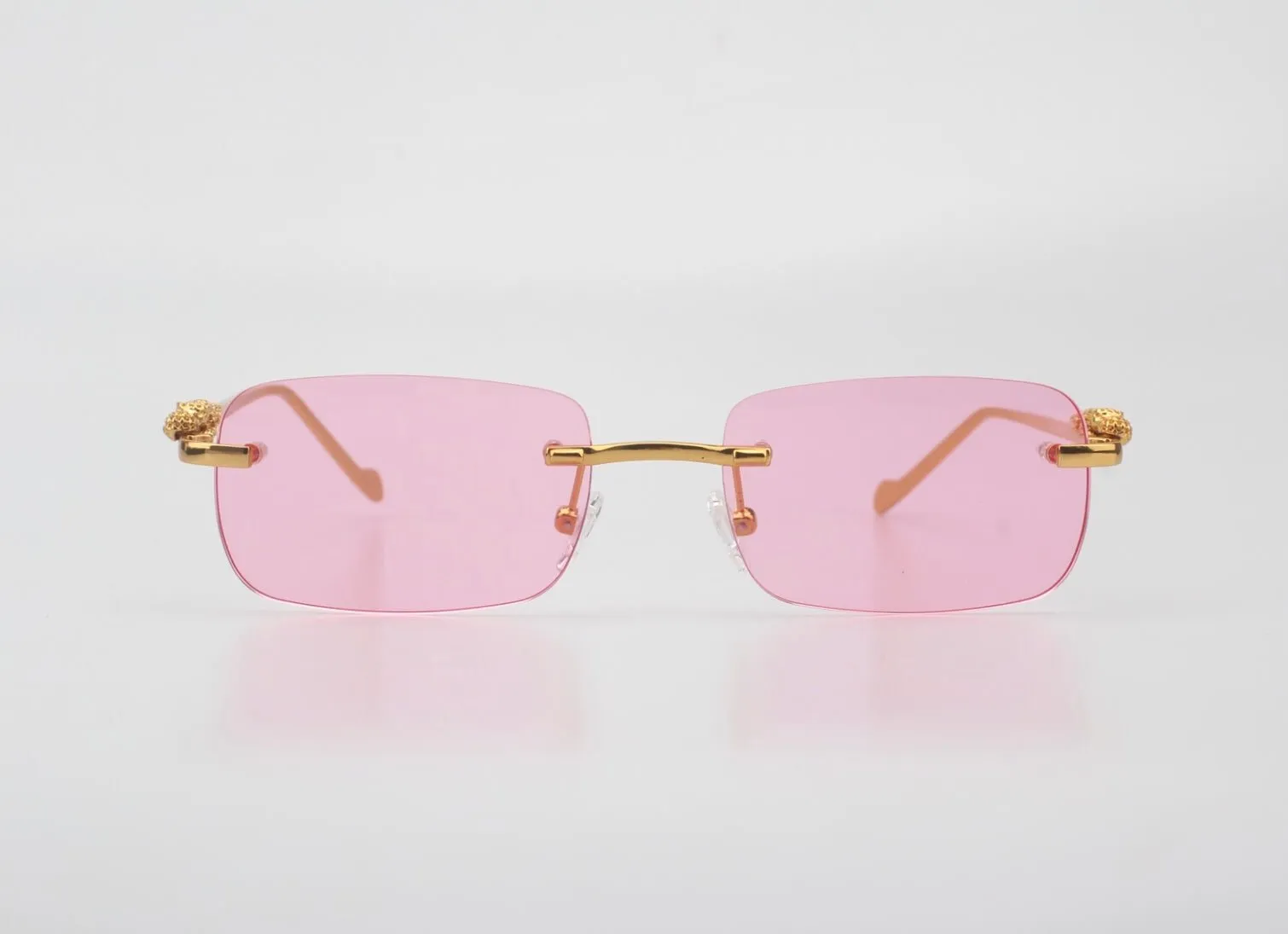 18k Yellow Gold Giaguaro Rosé Purple Lenses