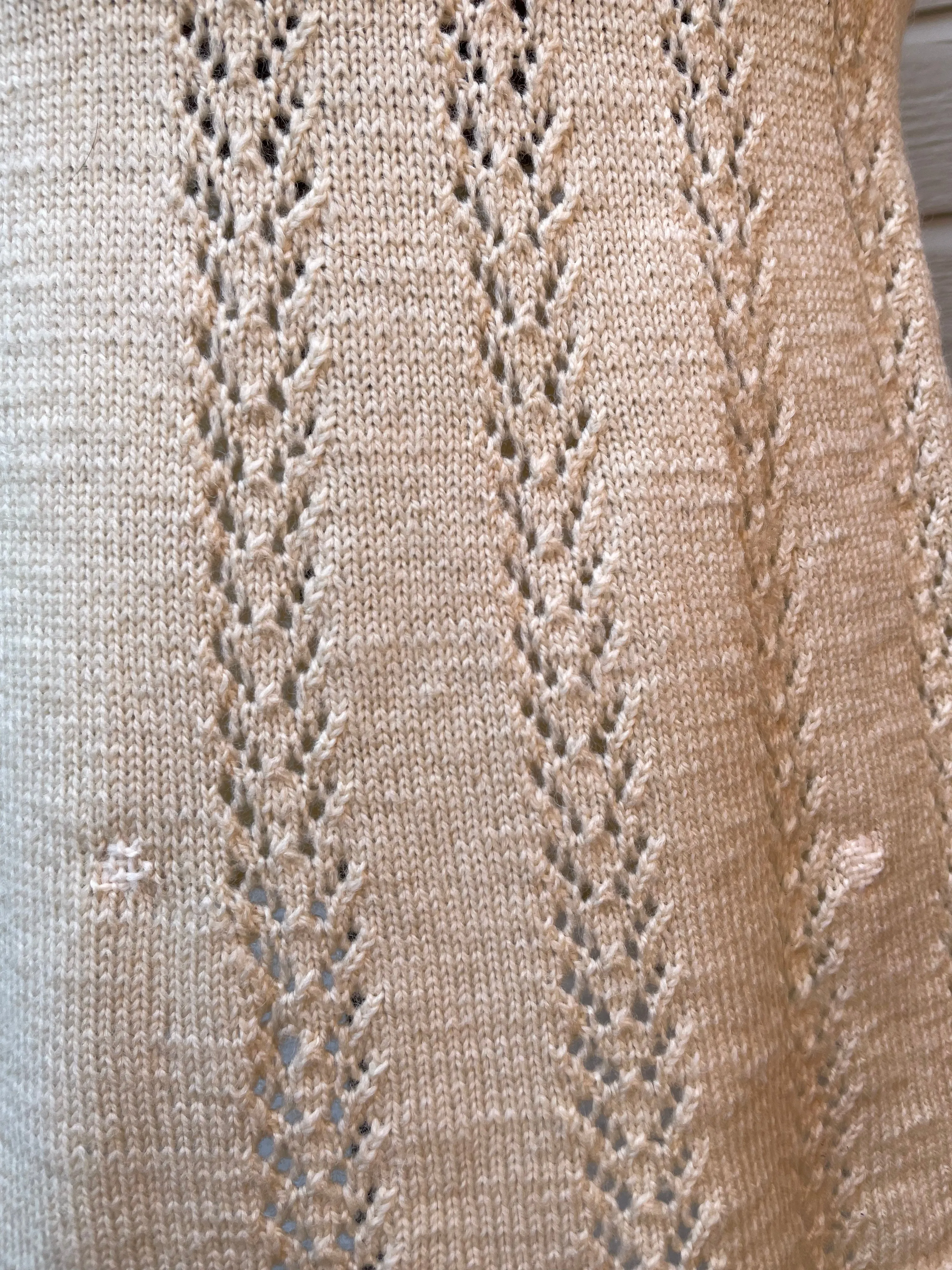 1930s Knit Puff Sleee Dress