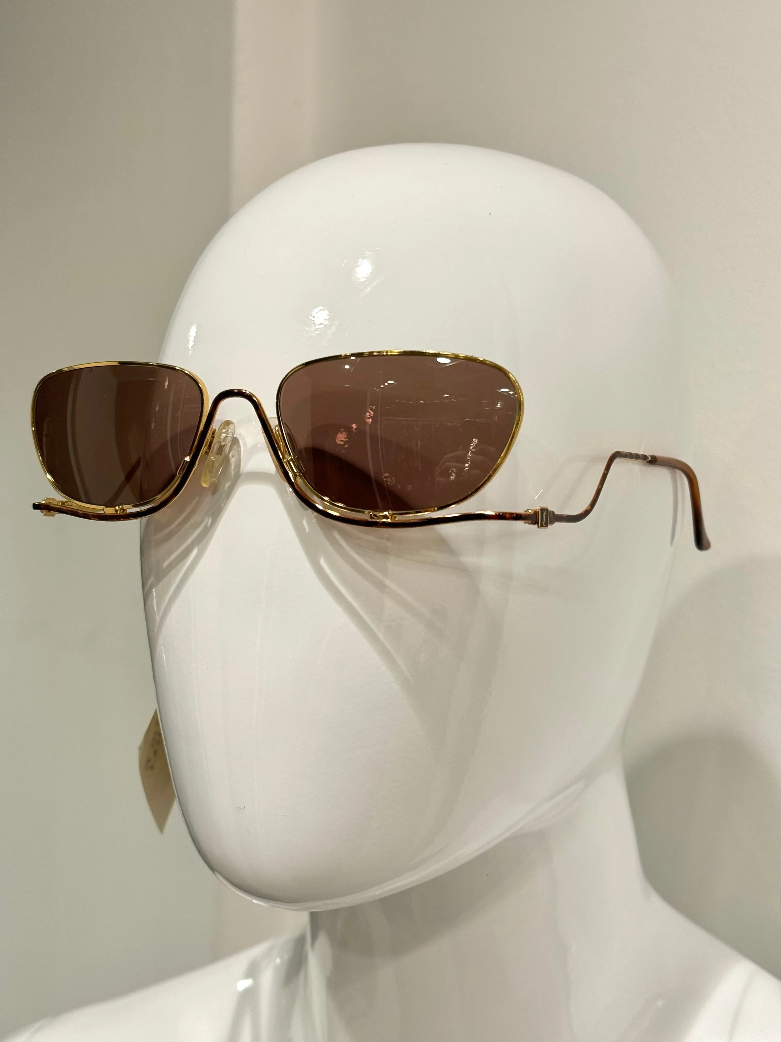 1990s Yves Saint Laurent upside down sunglasses