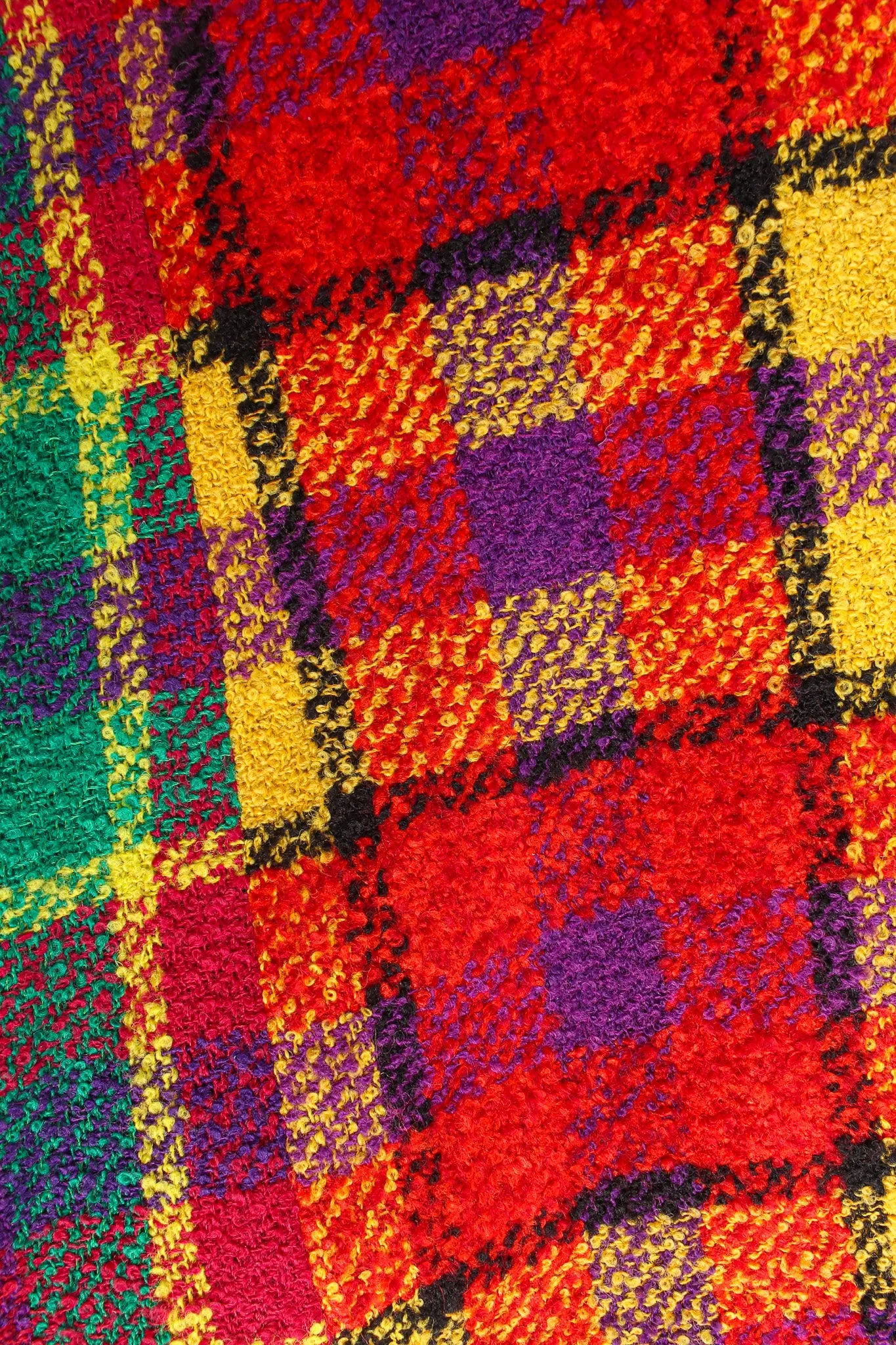 1991 A/W Rainbow Tartan Plaid Jacket