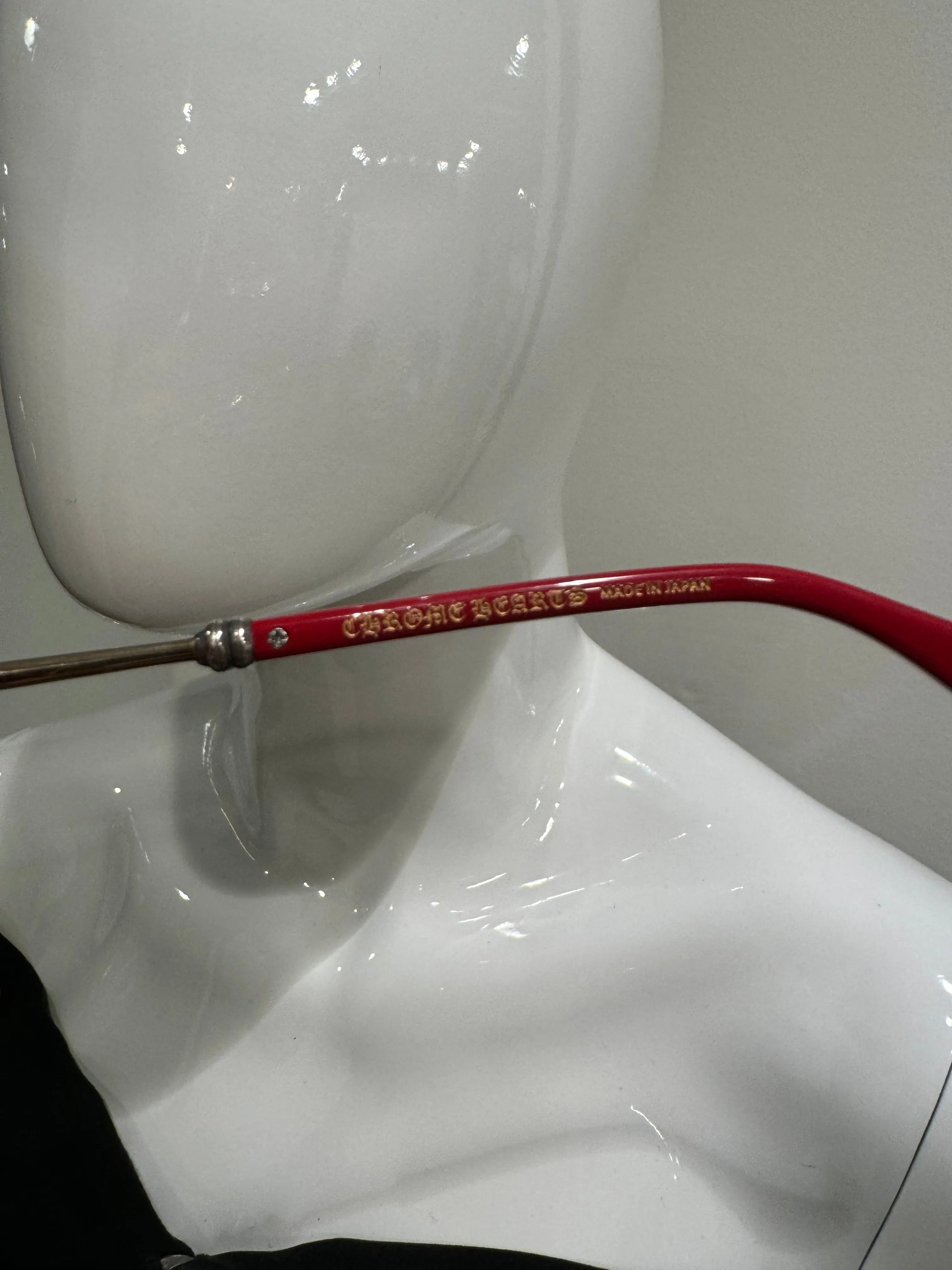 2000s Chrome Hearts “wet tee” 925 silver sunglasses