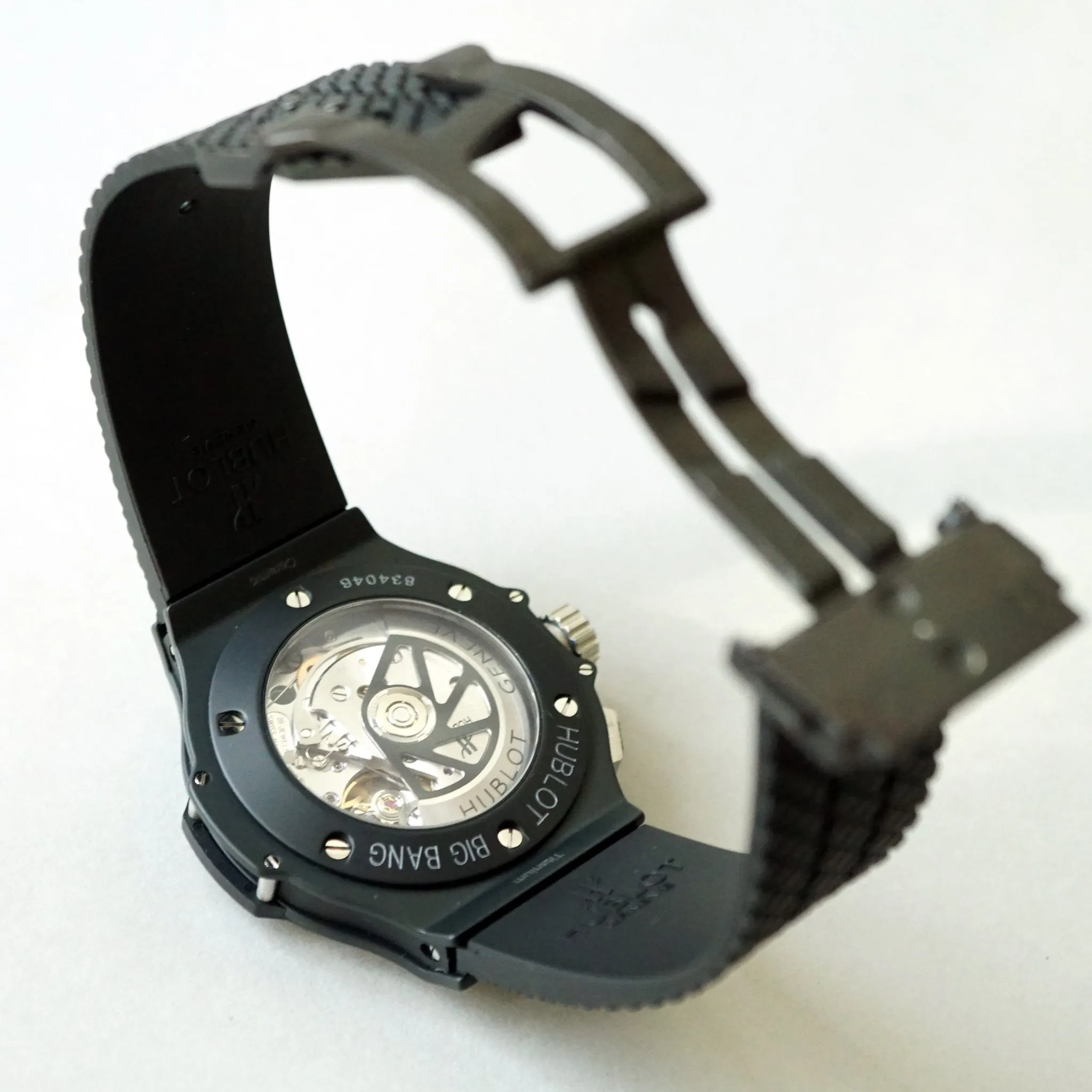 2011 HUBLOT 311.CI.1170.GR BIG BANG AERO BANG BLACK MAGIC CERAMIC SKELETON 2018 SERVICED