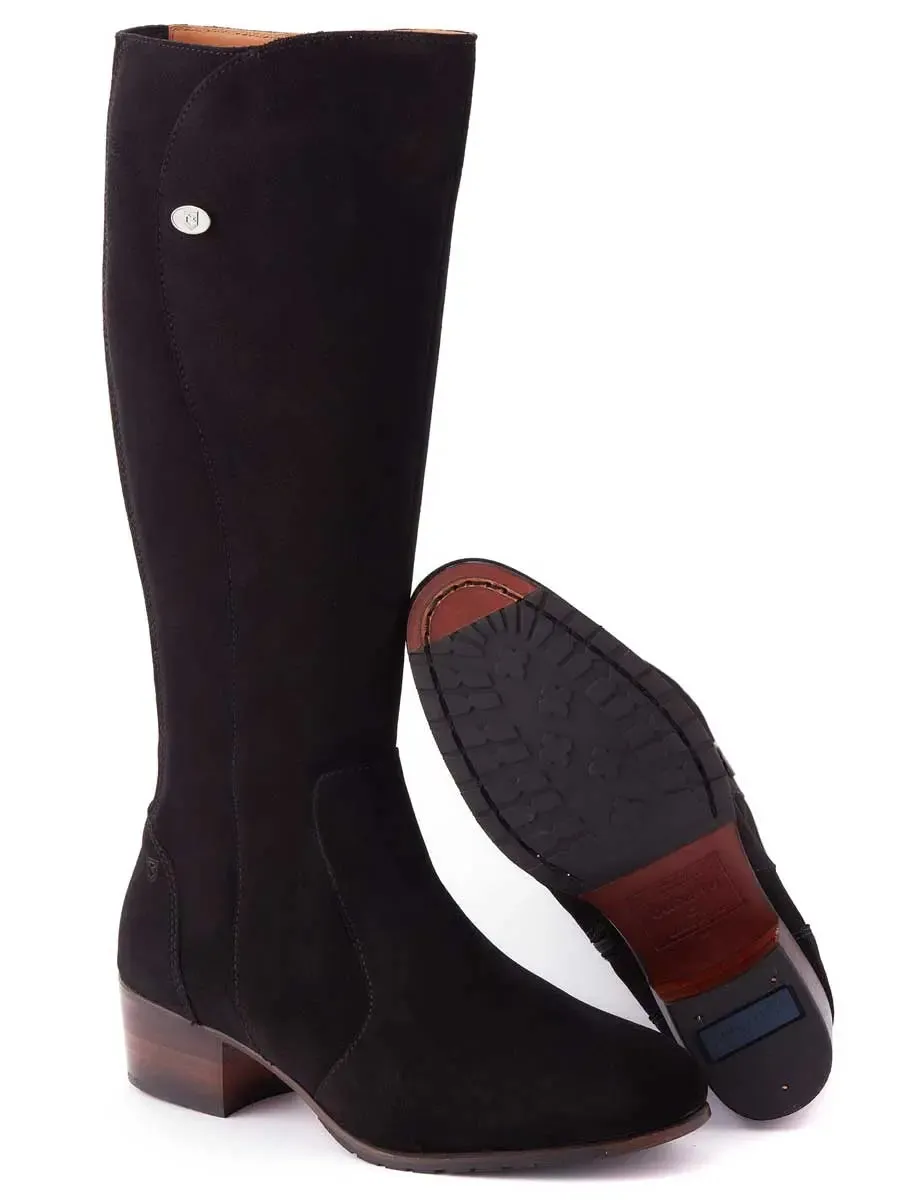 40% OFF DUBARRY Downpatrick Boots - Ladies Knee High - Black Suede - Size: UK 8 (EU42)
