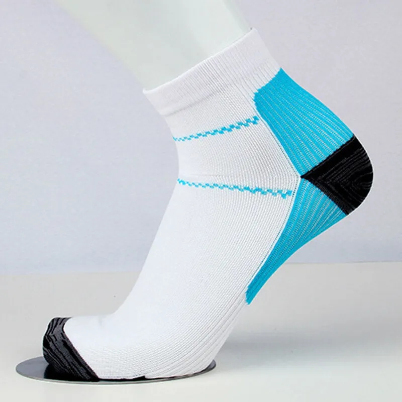 7-pairs Athlete-Plantar Fasciitis Support Low Cut Socks | Actinput