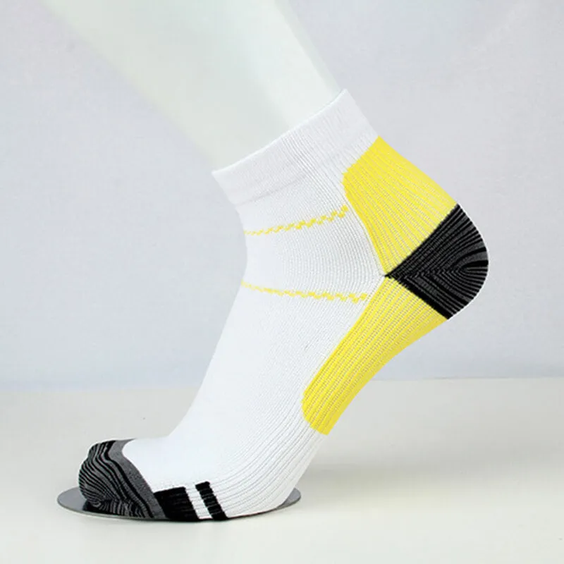 7-pairs Athlete-Plantar Fasciitis Support Low Cut Socks | Actinput