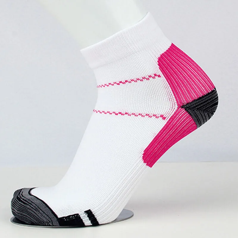 7-pairs Athlete-Plantar Fasciitis Support Low Cut Socks | Actinput