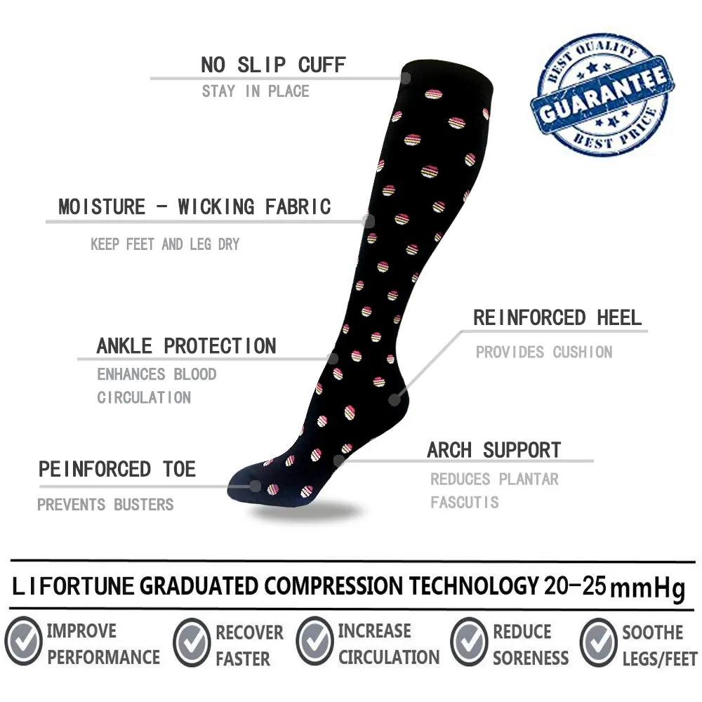 8-Pairs Compression Socks 20-30 mmHG Women & Men | Actinput