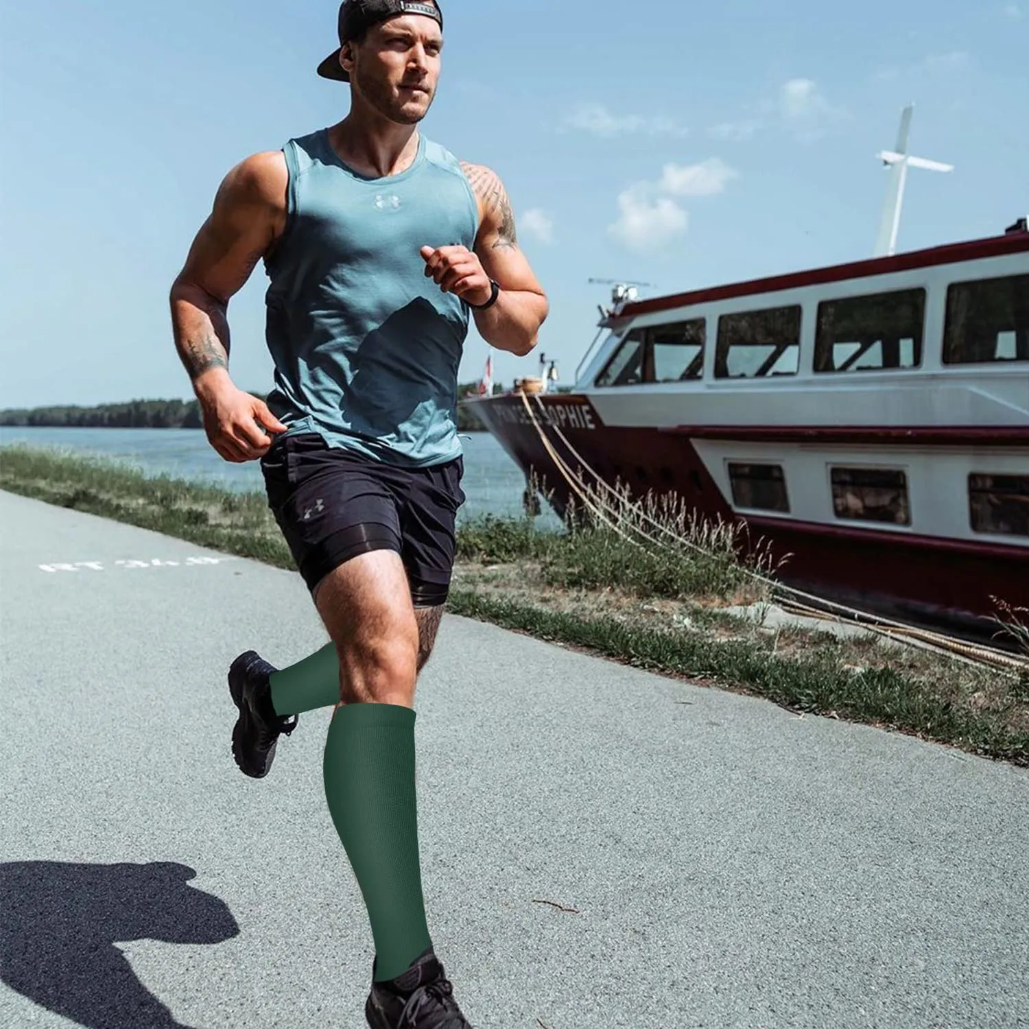 8-Pairs Cool Compression Socks 15-20 MMhg for Man and Woman | ACTINPUT