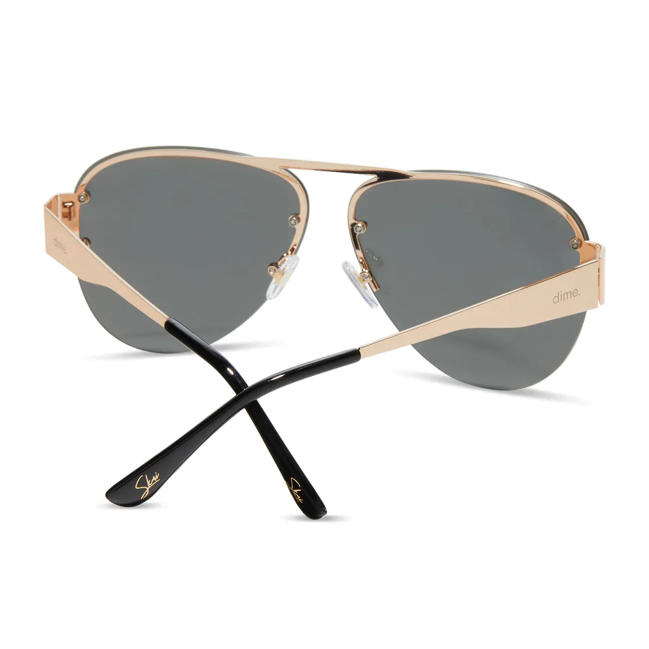 917 Gold Shiny Sunglasses