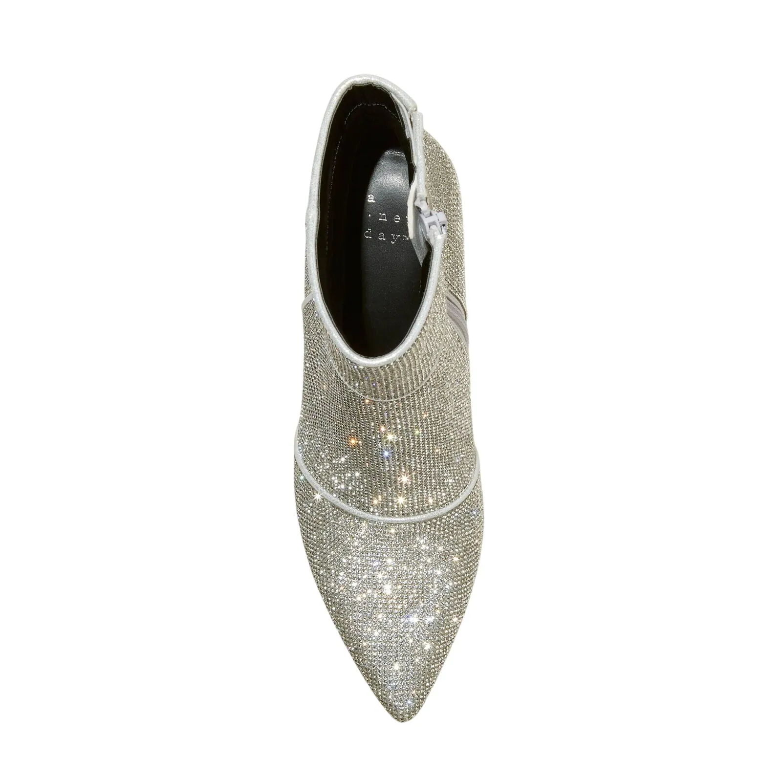 A New Day Womens Cailin Ankle Boots 88375036 Silver Gray 11M