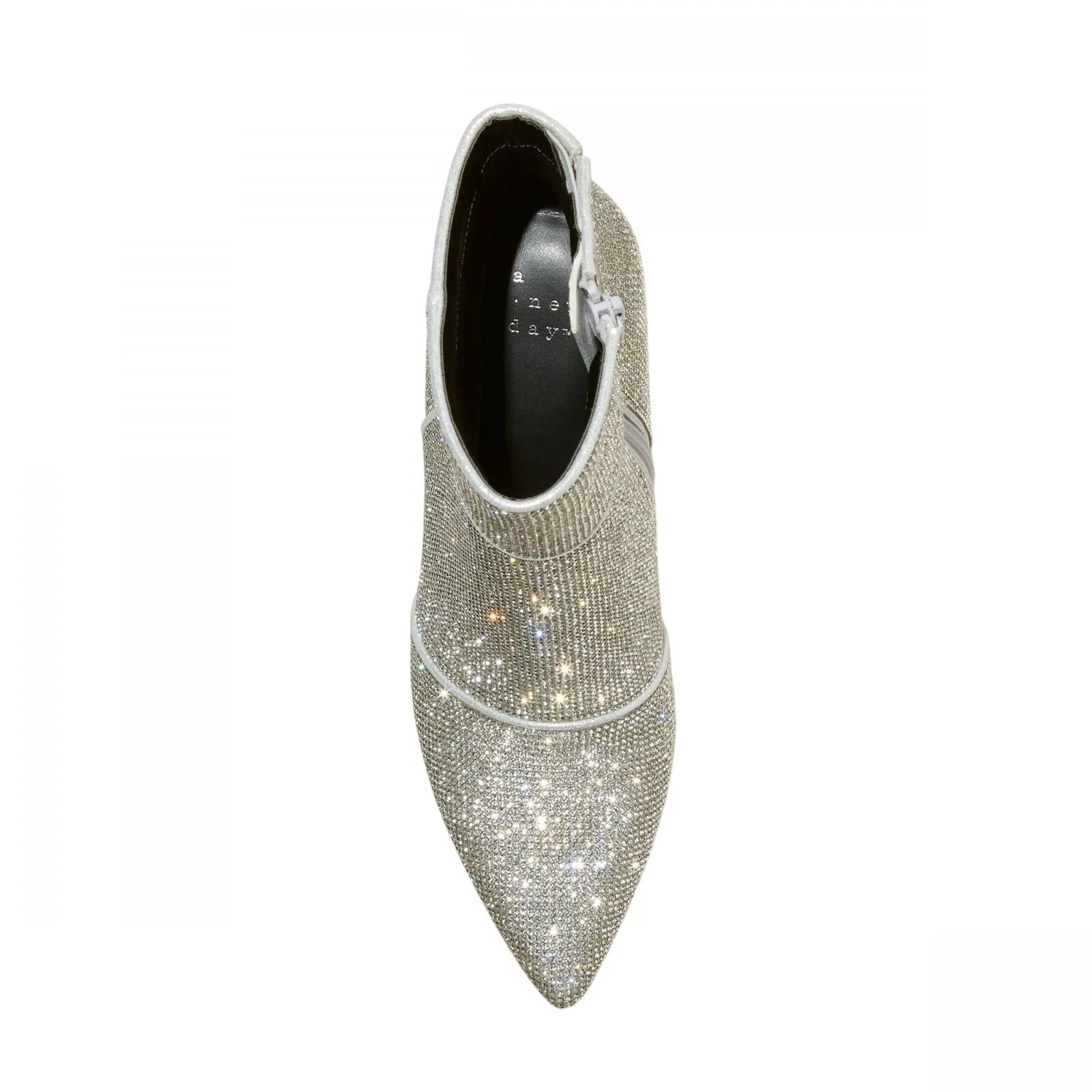 A New Day Womens Cailin Ankle Boots 88375036 Silver Gray 11M