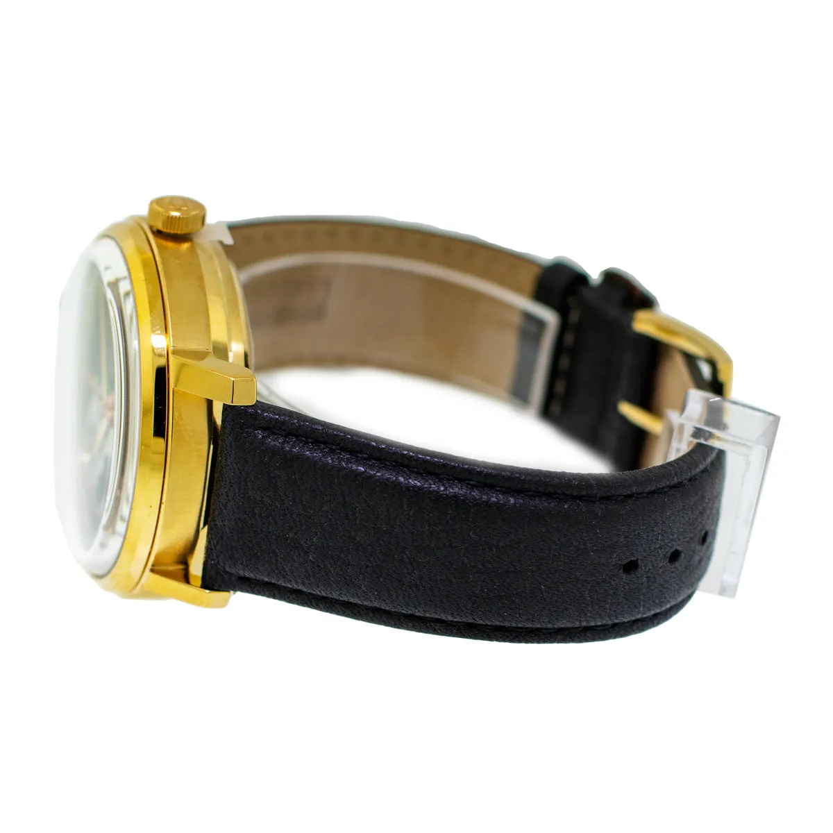 Accutron Electrostatic Spaceview 2020 18K Yellow Gold 43.5mm Sleek Silver Grey Skeleton Dial 2ES7A001