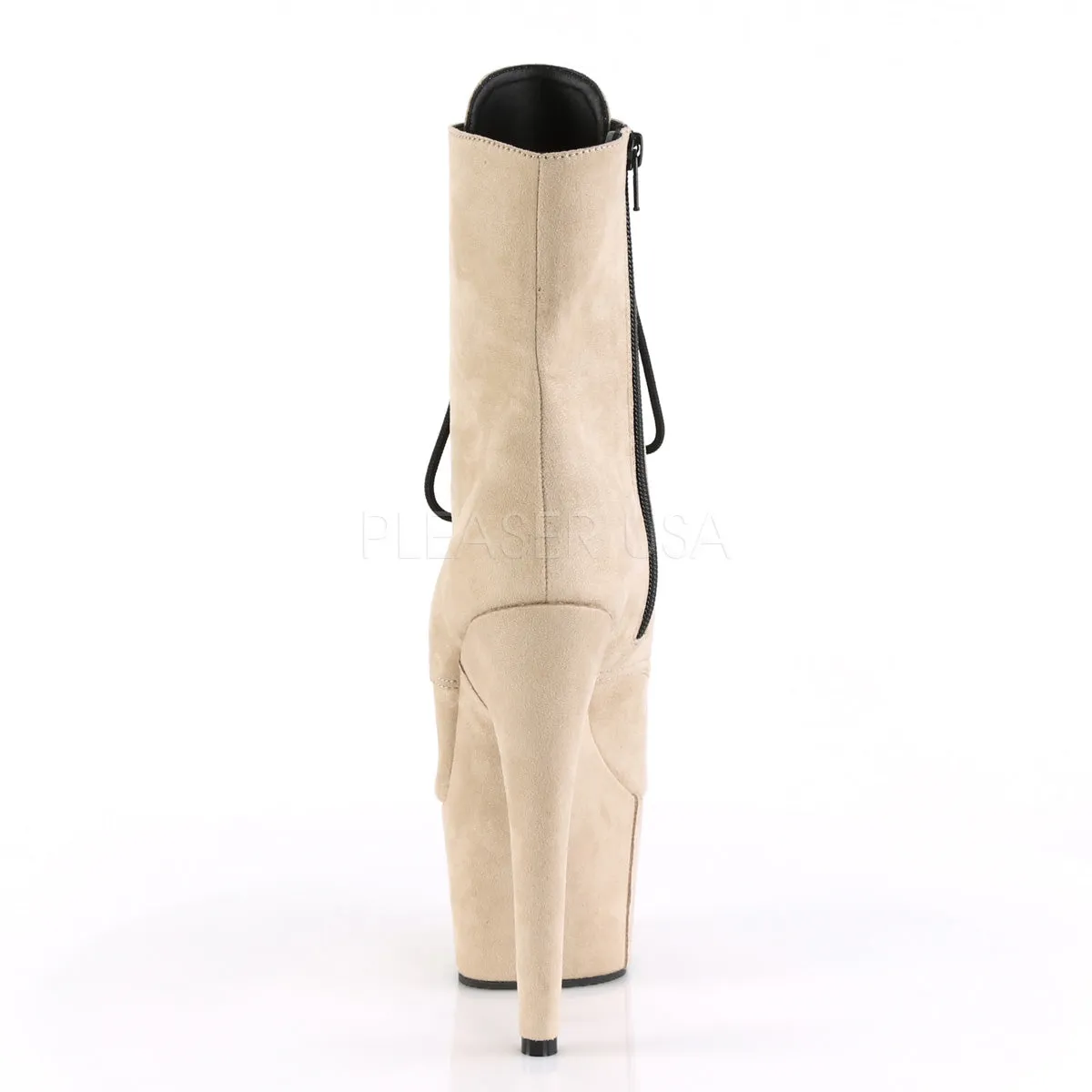 ADORE-1021FS  Beige Faux Suede/Beige Faux Suede