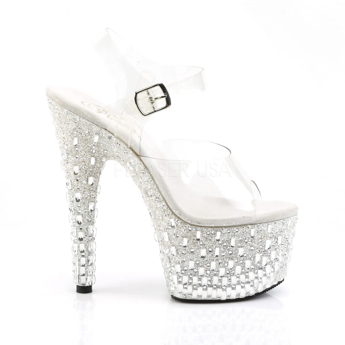 ADORE-708MR-5  Clear/White-Silver