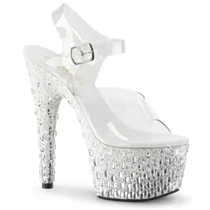 ADORE-708MR-5  Clear/White-Silver