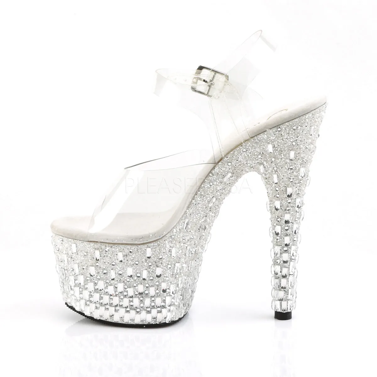 ADORE-708MR-5  Clear/White-Silver