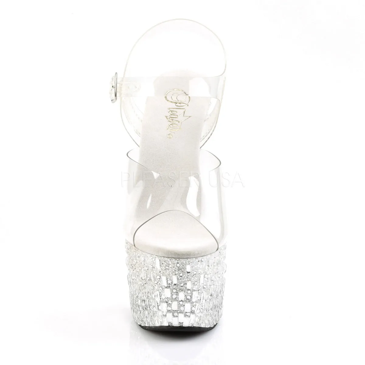 ADORE-708MR-5  Clear/White-Silver