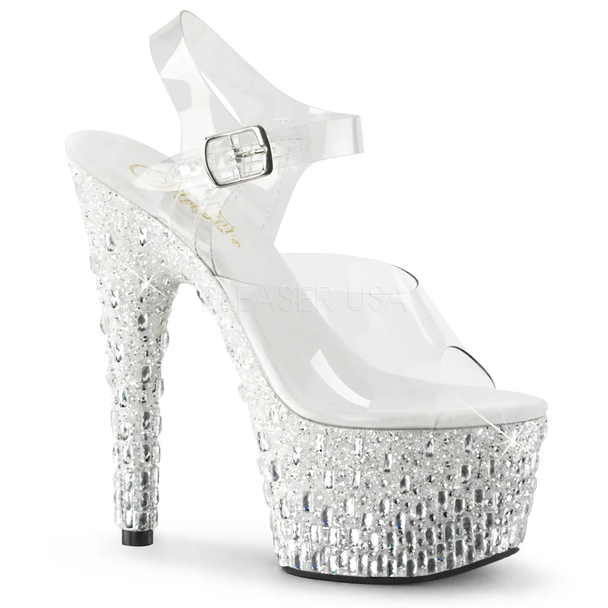 ADORE-708MR-5  Clear/White-Silver