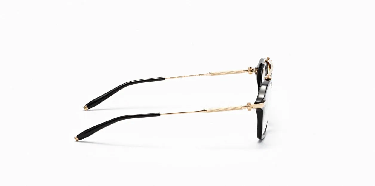 AKARI RX-Solid Black / White Gold
