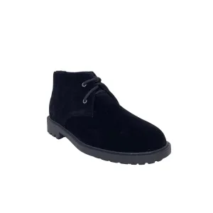 Alexander Black Suede Ankle Boots