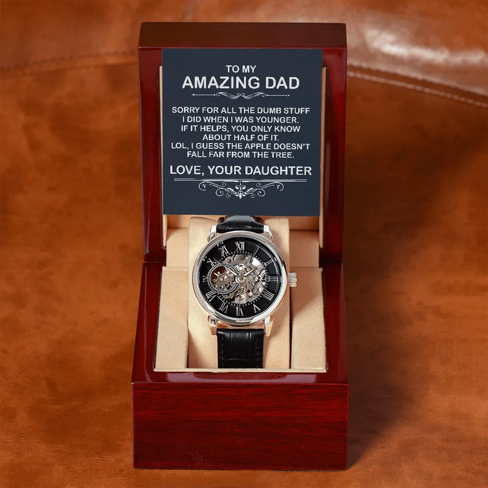 Amazing Dad - Skeleton Watch