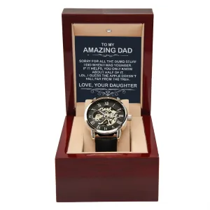 Amazing Dad - Skeleton Watch