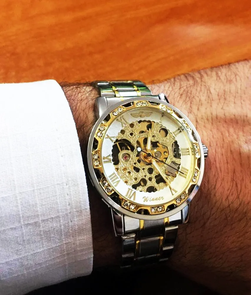 Amazing Transparent Skeleton Watch for Men