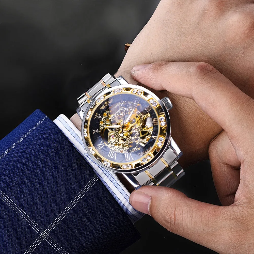 Amazing Transparent Skeleton Watch for Men