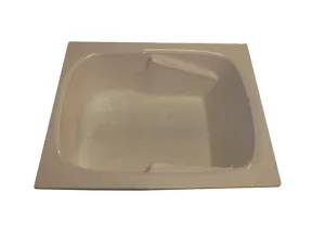 American Acrylic 60" x 48" Soaker Arm-Rest Bathtub