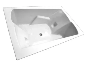 American Acrylic 71" x 48" Arm-Rest Salon Spa