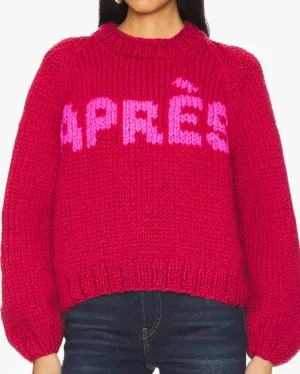 APRES PULLOVER IN CRANBERRY