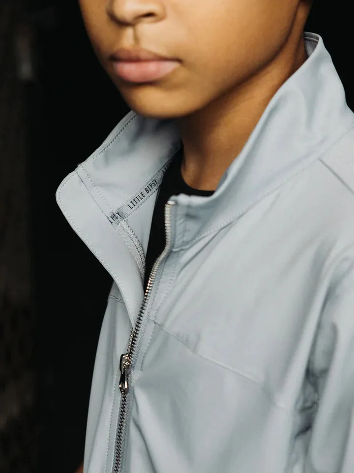 Athletic Bomber Jacket - Storm