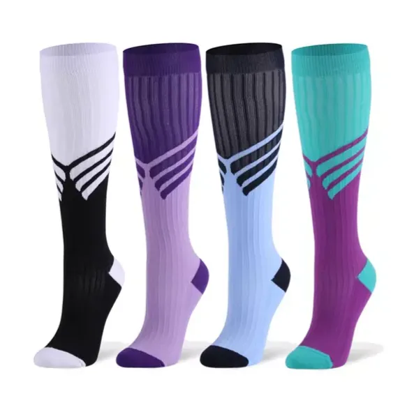 Athletic Medium Compression Knee-High Socks hhW Style