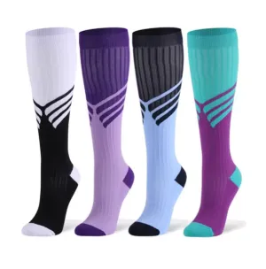 Athletic Medium Compression Knee-High Socks hhW Style