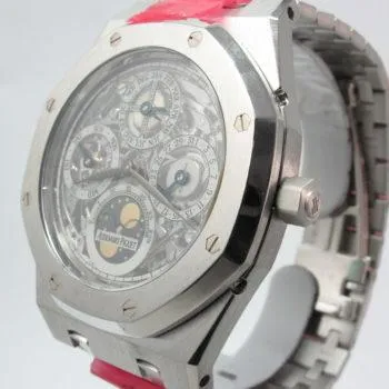 AUDEMARS PIGUET PLATINUM ROYAL OAK SKELETON OPENWORKED PERPETUAL CALENDAR BOX & PAPERS 25829PT.OO.0944PT.01
