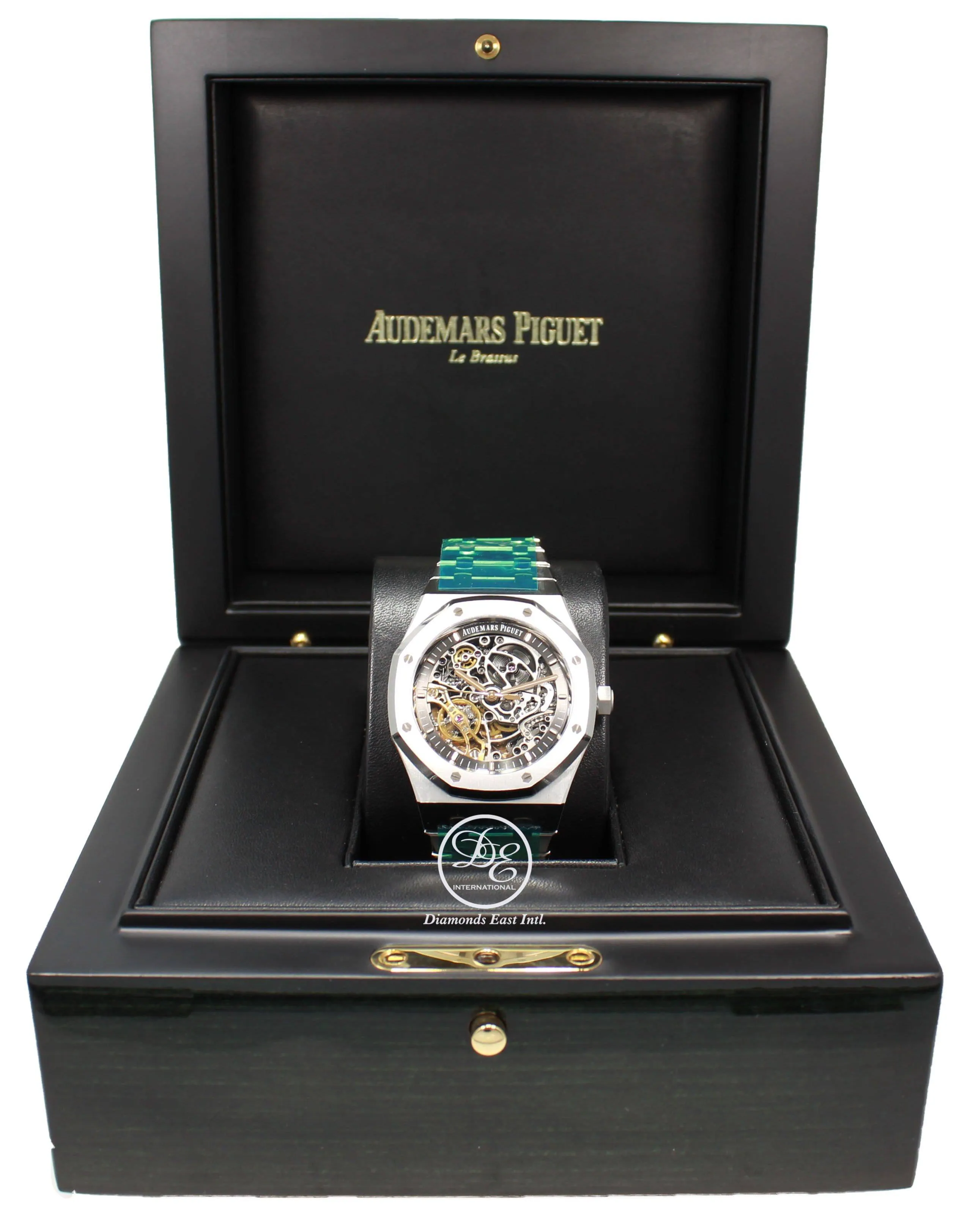 Audemars Piguet Royal Oak 41mm Grey Skeleton Dial BOX/PAPERS 15407ST.OO.1220ST.01 *NEW*