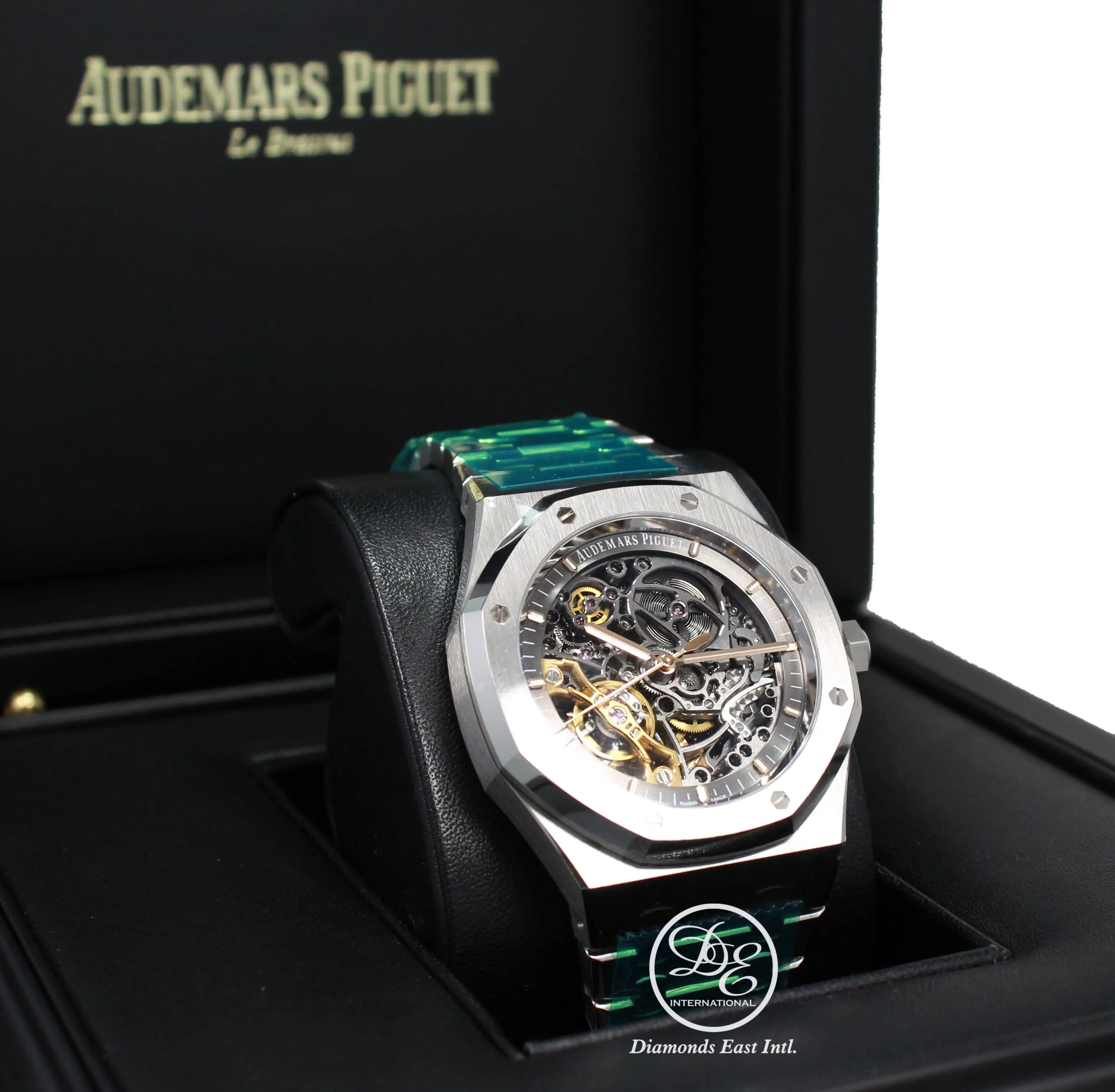 Audemars Piguet Royal Oak 41mm Grey Skeleton Dial BOX/PAPERS 15407ST.OO.1220ST.01 *NEW*