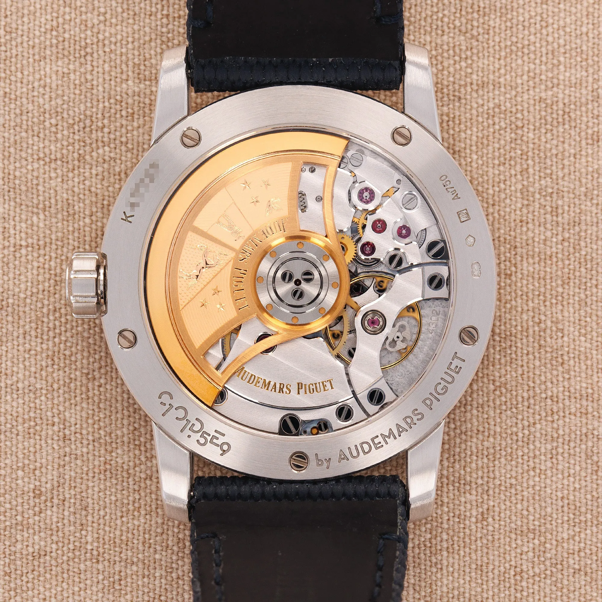 Audemars Piguet White Gold Code 11:59 Ref. 15210 with Blue Dial