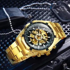 Automatic Watch For Men Mechanical Mens Skeleton Watches Top Brand