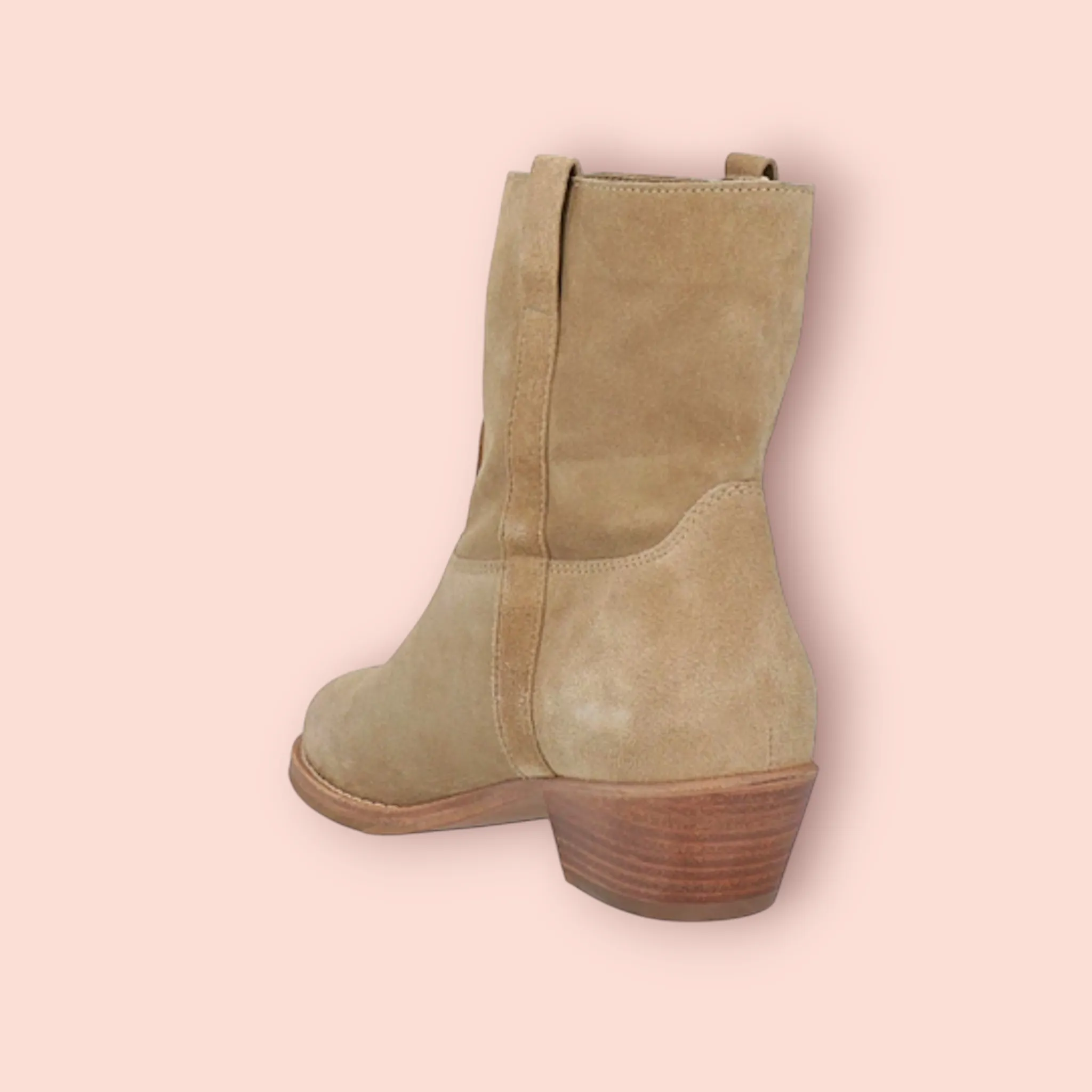 BA&SH - BIEGE CRAY ANKLE BOOTS Est. Retail Price $679