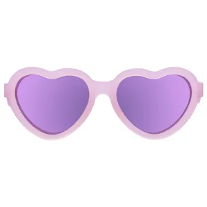 Babiators The Influencer Polarized with Mirrored Lenses Heart Shaped Kids Sunglasses
