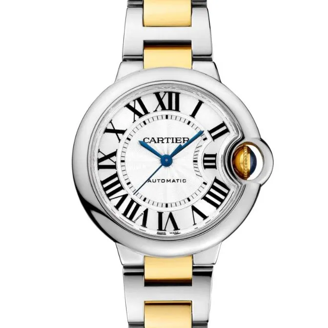 Ballon Bleu de Cartier 33 mm Steel and Yellow Gold Watch