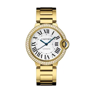 Ballon Bleu de Cartier 36 mm Yellow Gold and Diamond Watch