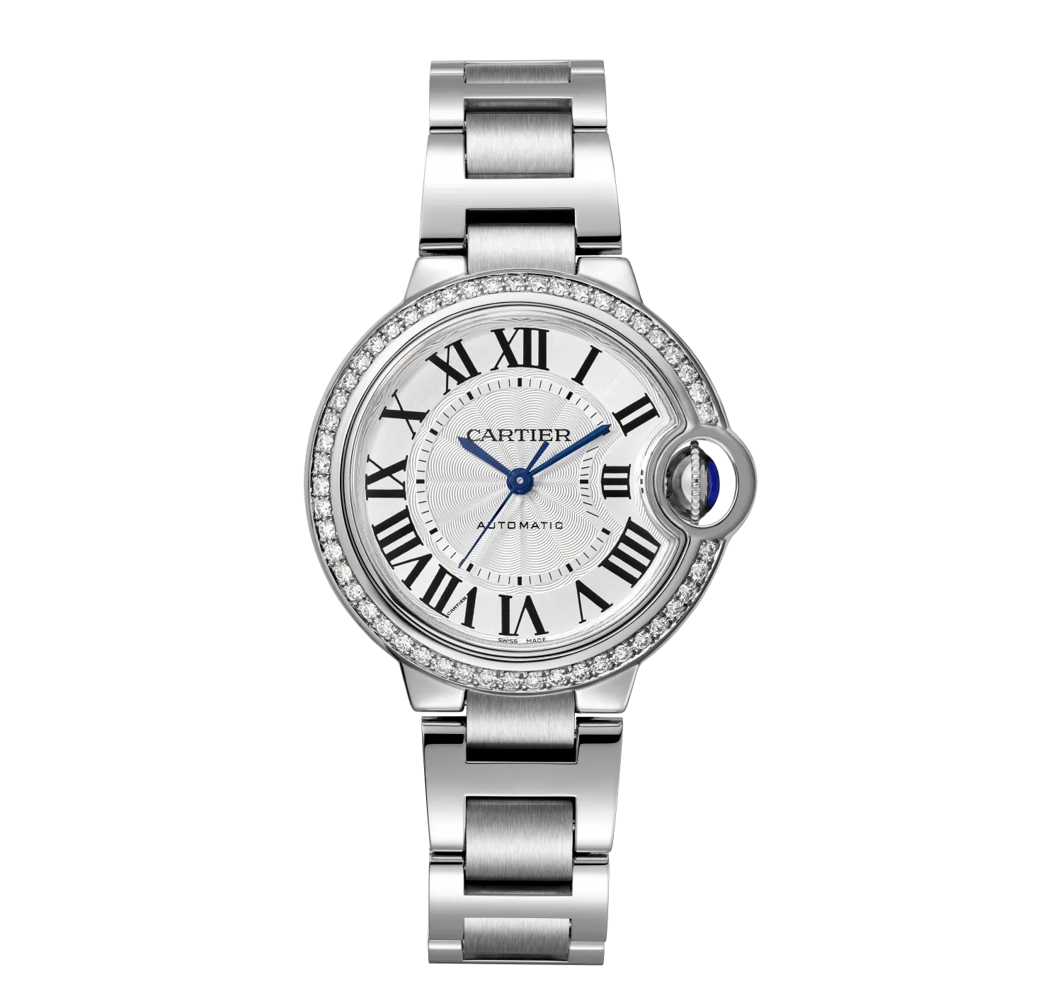Ballon Bleu De Cartier Watch with Diamonds
