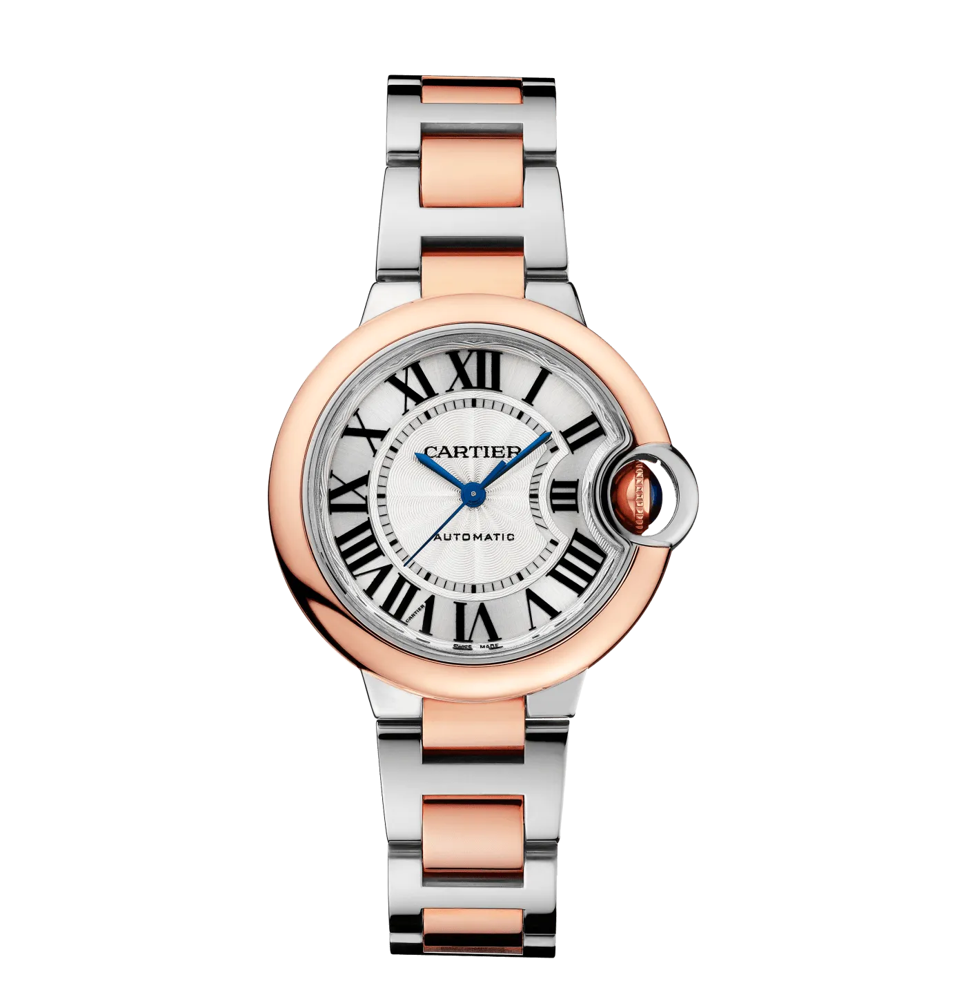 Ballon Bleu De Cartier Watch with Rose Gold