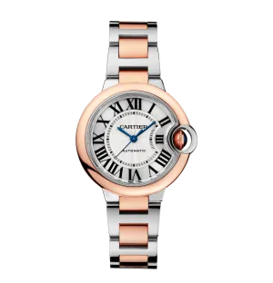 Ballon Bleu De Cartier Watch with Rose Gold