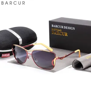 BARCUR Women's Oversized Polarized Sunglasses, UV400 Protection