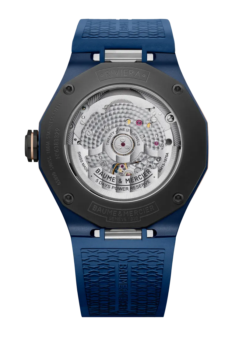 Baume & Mercier Riviera Auto Steel Titanium PVD 10769