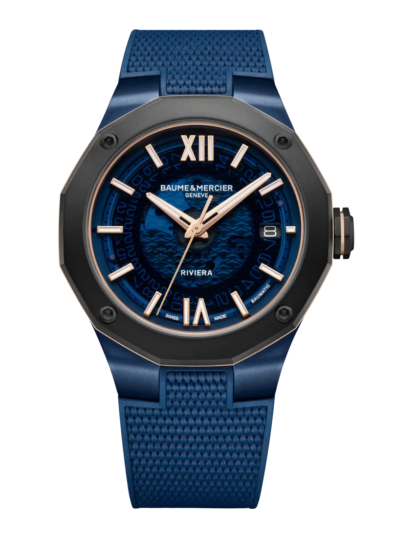 Baume & Mercier Riviera Auto Steel Titanium PVD 10769