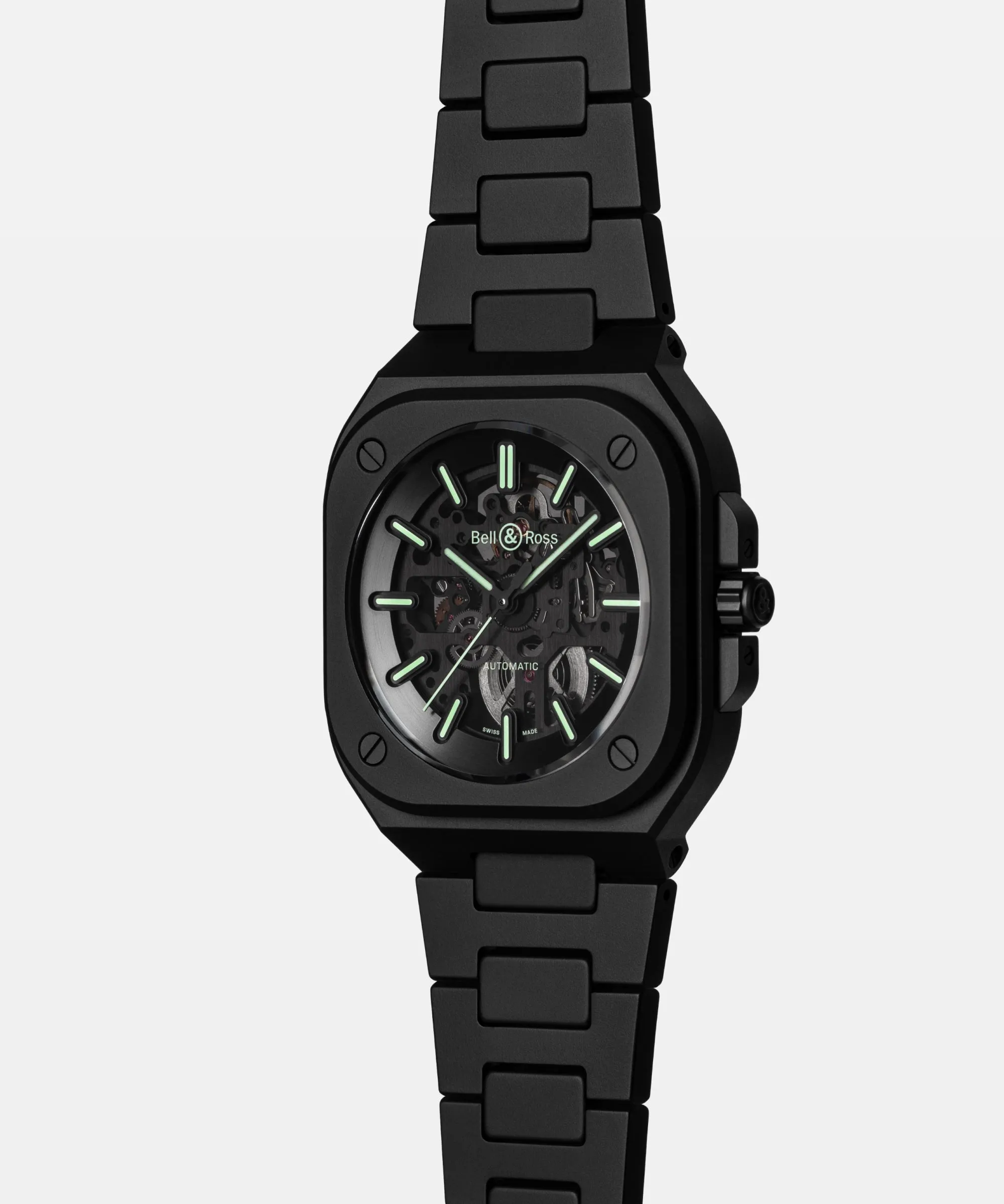 Bell & Ross BR05 Skeleton Black Lum Ceramic BR05A-BLM-SKCE/SCE